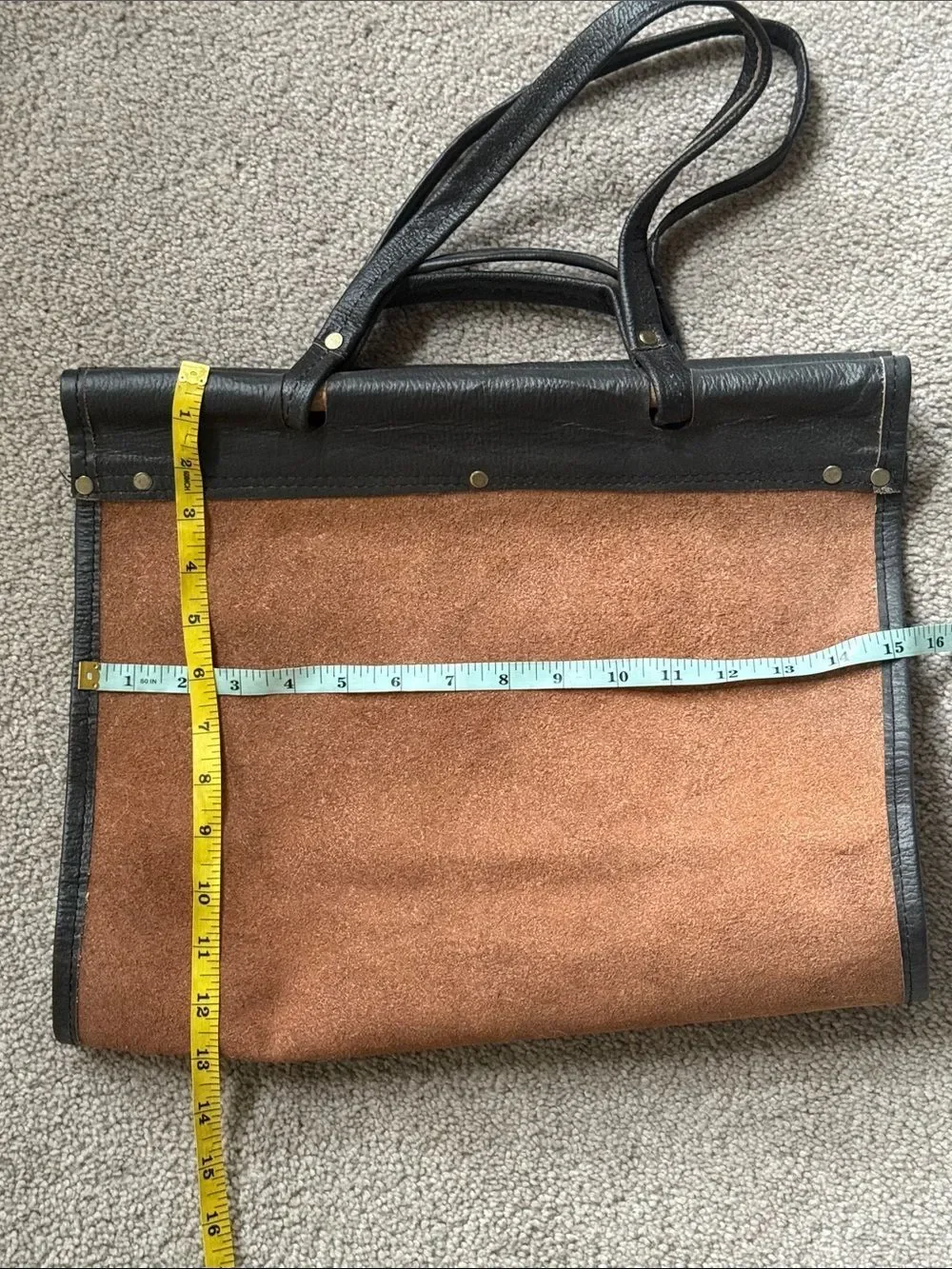 Log Carrier in Suede and Leather!